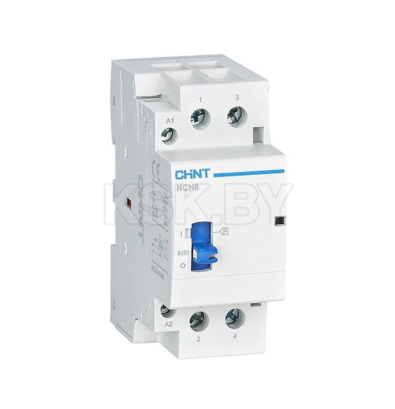 Контактор модульный с ручным управлением Chint NCH8-16M/20 AC220-240В 50/60Гц (R) (257400) 