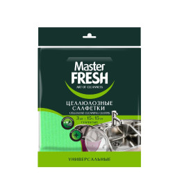 Салфетки целлюлозные Master FRESH (15*15см) 3шт