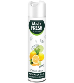 Освежитель воздуха в аэроз. упаковке  Master FRESH Classic "Лимонные дольки" 300 мл 