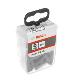 Набор бит PH 2х25 мм (25 шт.) Extra Hard BOSCH 2607002797