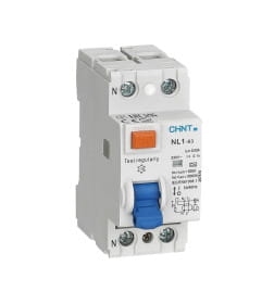 УЗО NL1-63 06kA 2P 40A 30mA тип AC (DB) (R)