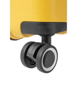 Чемодан на колесах DoubleW YF-PP02 (М, желтый)