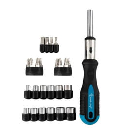 Отвертка реверсивная с набором бит и головок CR-V (29 предметов) Smartbuy Tools SBT-SCBS-29P2