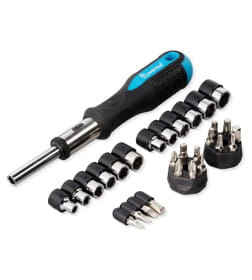 Отвертка реверсивная с набором бит и головок CR-V (29 предметов) Smartbuy Tools SBT-SCBS-29P2