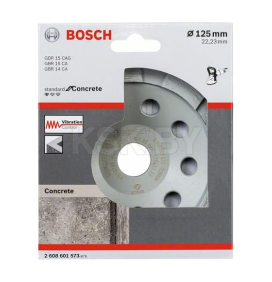 Чашка алмазная 125х22 мм однорядная STANDARD FOR CONCRETE BOSCH 2608601573 (2608601573) 