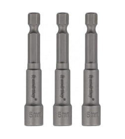 Насадка торцевая шестигранная  6 мм 40Х (3 шт.) Smartbuy tools SBT-SSE-614