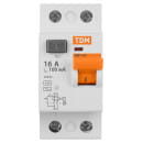 Устройство защитного отключения УЗО ВД1-63 2Р 16А 100мА TDM SQ0203-0001 (SQ0203-0001) 