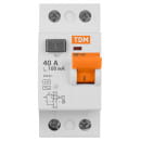 Устройство защитного отключения УЗО ВД1-63 2Р 40А 100мА TDM SQ0203-0011 (SQ0203-0011) 