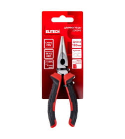 Длинногубцы 160 мм ELITECH 207108