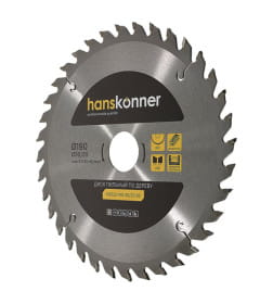 Диск пильный по дереву 190x36Tх30x2.6 мм Hanskonner H9022-190-30/20-36