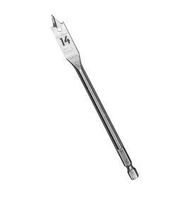 Сверло по дереву перьевое 14х152 мм VERTEXTOOLS 1133-14