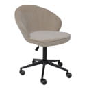 Кресло FOXY, бежевый шенилл Ote Canna 170/черный (116332) 