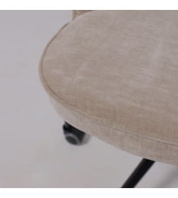 Кресло FOXY, бежевый шенилл Ote Canna 170/черный