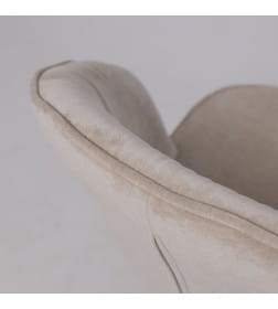 Кресло FOXY, бежевый шенилл Ote Canna 170/черный