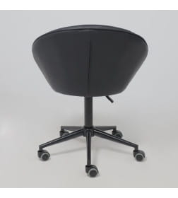 Кресло FOXY, экокожа, черный/черный