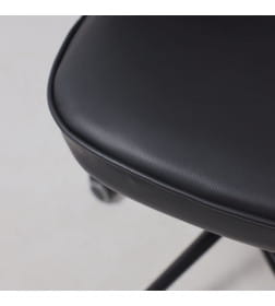 Кресло FOXY, экокожа, черный/черный