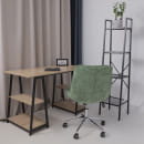 Кресло LOLA, темно-зеленая рогожка GY91-14/хром (116338) 