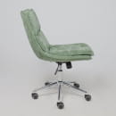 Кресло LOLA, темно-зеленая рогожка GY91-14/хром (116338) 