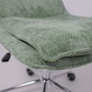 Кресло LOLA, темно-зеленая рогожка GY91-14/хром (116338) 