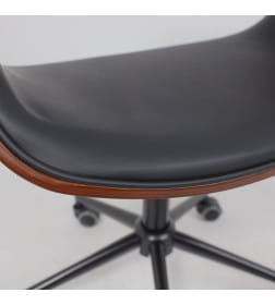 Кресло барное ANGARA, экокожа, черный/черный