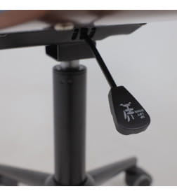 Кресло барное ANGARA, ткань, небесный XC188-26/черный