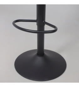 Стул барный LOGOS, темно-зеленый шенилл Ote Canna 352/черный