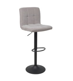 Стул барный LOGOS, серый шенилл Ote Canna 452/черный