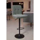 Стул барный LOGOS, темно-зеленый шенилл Ote Canna 352/черный (116356) 