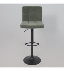 Стул барный LOGOS, темно-зеленый шенилл Ote Canna 352/черный