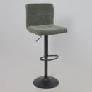 Стул барный LOGOS, темно-зеленый шенилл Ote Canna 352/черный (116356) 