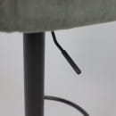 Стул барный LOGOS, темно-зеленый шенилл Ote Canna 352/черный (116356) 