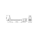 Переходник вилка-Е27 гибкий 300 мм с выключателем (черный) TDM SQ0335-1026 (SQ0335-1026) 