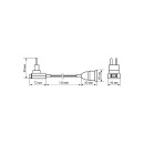 Переходник вилка-Е27 гибкий 150 мм с выключателем (черный) TDM SQ0335-1028 (SQ0335-1028) 