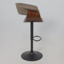 Стул барный ROSSI, экокожа, шоколадный C-5/черный (116839) 