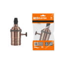 Патрон Е27 подвесной с выключателем, металлический "Лофт", медь TDM SQ0335-0069 (SQ0335-0069) 