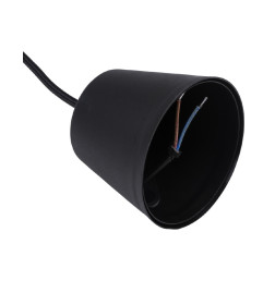 Патрон Е27 пластиковый с подвесом 1 м, черный TDM SQ0335-0062