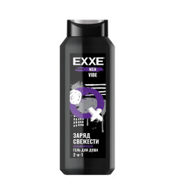 Гель для душа EXXE MEN 2в1 "Увлажняющий" VIBE 400 мл