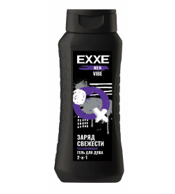 Гель для душа EXXE MEN 2в1 "Увлажняющий" VIBE 400 мл