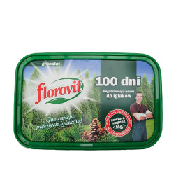 Удобрение Флоровит длительного действия для хвойных, туй 100 дней гран. 4кг, ведро