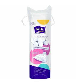 Ватные диски круглые Bella Cotton 80шт