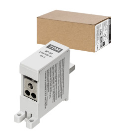 Клемма распределительная на DIN-рейку КР-63 1П 63А (3х10мм²) TDM SQ0823-0111