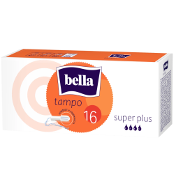 Гигиенические тампоны без аппликатора Bella Tampo Super Plus 16шт