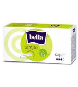 Гигиенические тампоны без аппликатора Bella Tampo Super 16шт