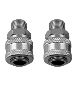 Соединение быстросъемное ("мама") внешняя резьба 3/8" (2 шт.) Stels 57057