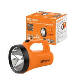 Фонарь светодиодный "Прожектор 5", 3 Вт LED+12 SMD, батарейки 3хАА TDM SQ0350-0068