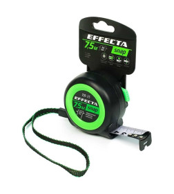 Рулетка  7,5м х 25мм, автостоп EFFECTA SNAP 560725