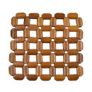 Подставка под горячее 18,5*18,5 см, 60 плиток, 107185) бамбук (00107185) 