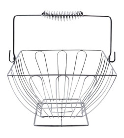 Ваза для фруктов Fanhoff 22*13 см, 92202 сталь