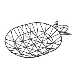 Ваза для фруктов Fanhoff 35*21.5*5,8 см, 85661 сталь