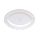 Блюдо HoReCa "Wave classic" 35*24 см XYP-140 WHITE стеклокерамика Lavenir (50237) 